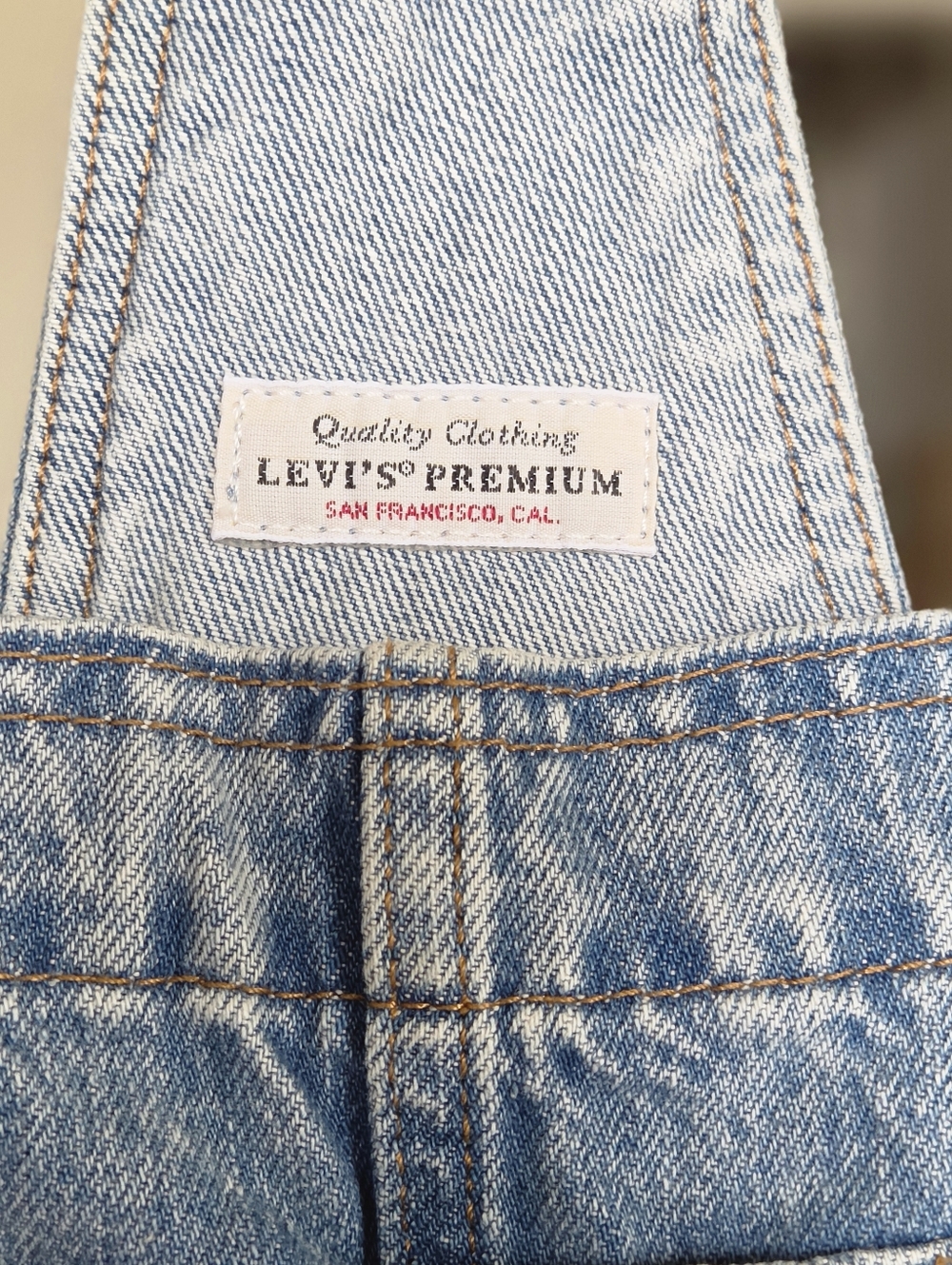 Levi's Womens Classic Denim Overalls - Picture 5 of 7
